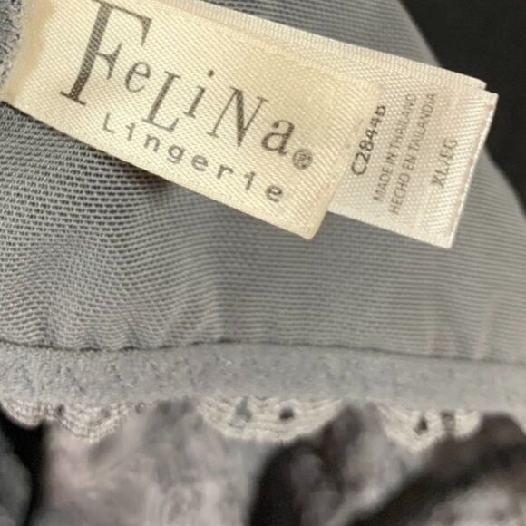 Felina Lingerie Gray Lace Bralette - Picture 5 of 5